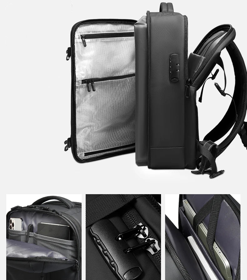 sac a dos aspiration sous vide cabine