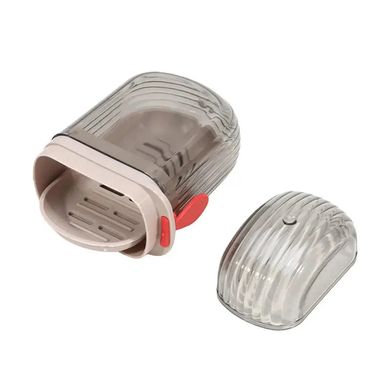 boite de savon pour voyage plastique transparent