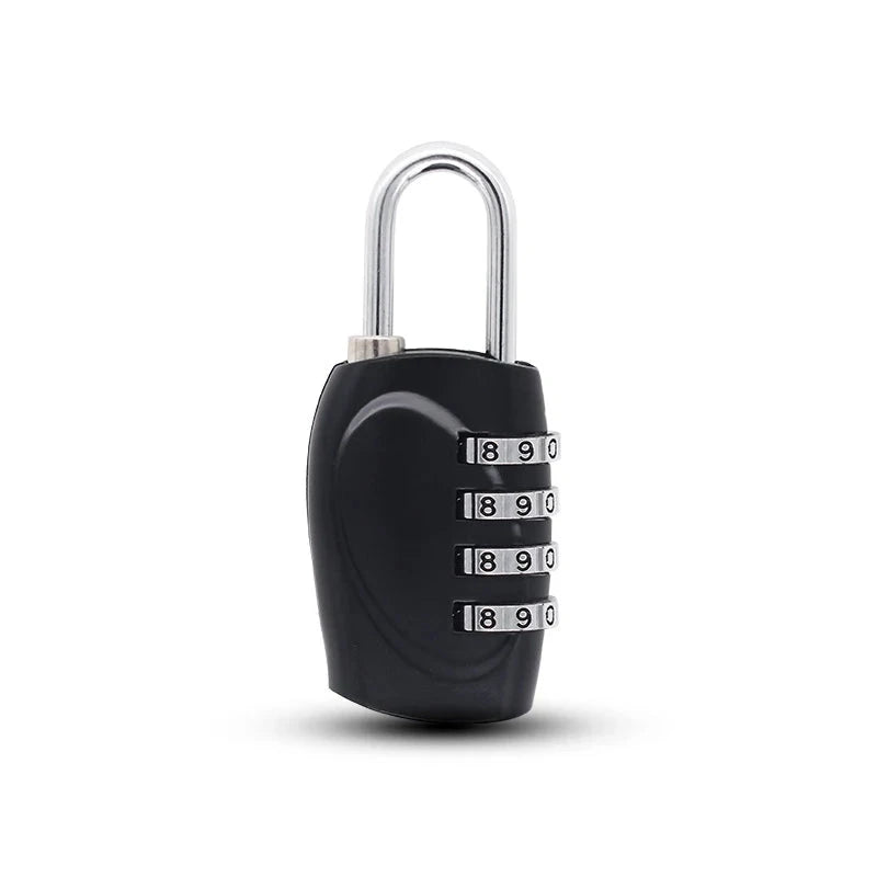 2 Cadenas à Code Personnel – Voyage – Antivol Pour Valise Et Sac – Noir