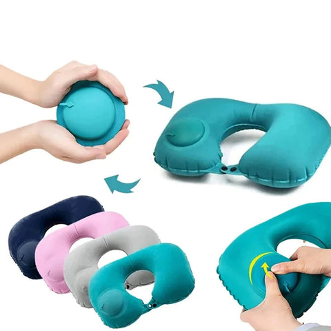 coussin avion gonflable pliable