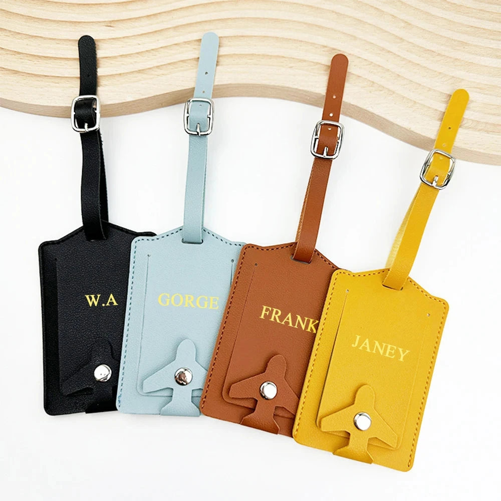 Etiquette Personnalisée pour bagage theme Avion