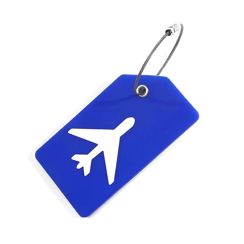 Étiquettes valises Avion Lot de 6