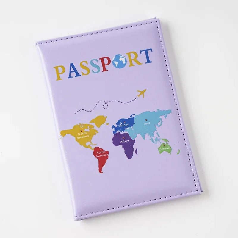 etui protege Passeport Carte du Monde
