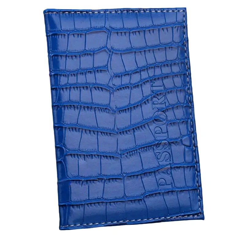 porte passeport croco luxe