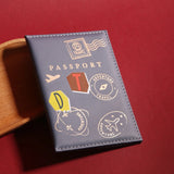 couverture passeport personnalisé initiales