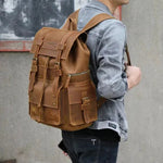 grand sac dos cuir homme