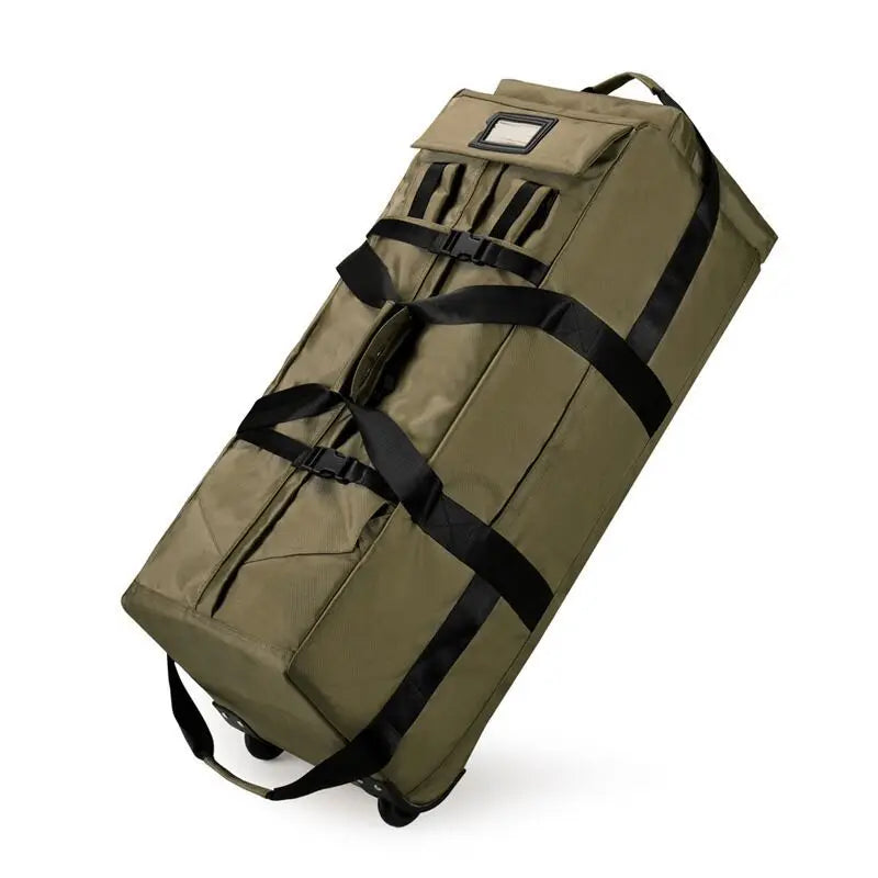 Dilwe Sac de sport Sac à bagages en tissu Oxford pliable, étanche Dilwe Sac de sport Sac à bagages en tissu Oxford pliable, étanche