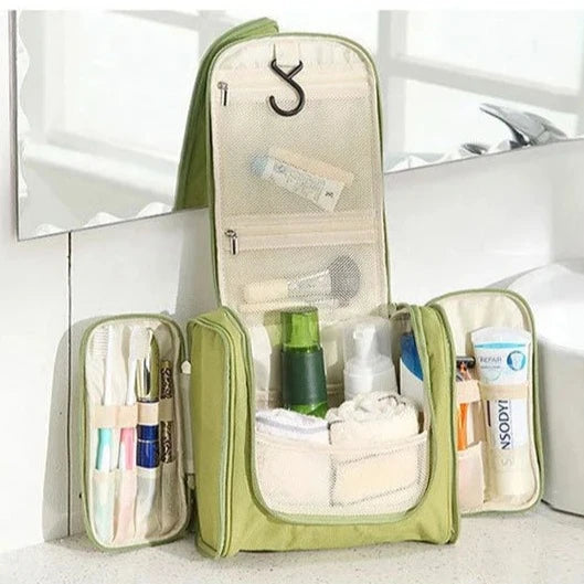 grande trousse de toilette femme suspendre