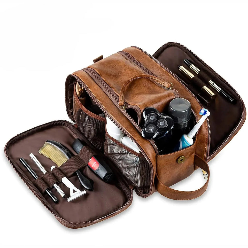 Trousse De Toilette Voyage Avec Motif Chat - Organisateur Suspendu, Grand Format 25x16x12cm