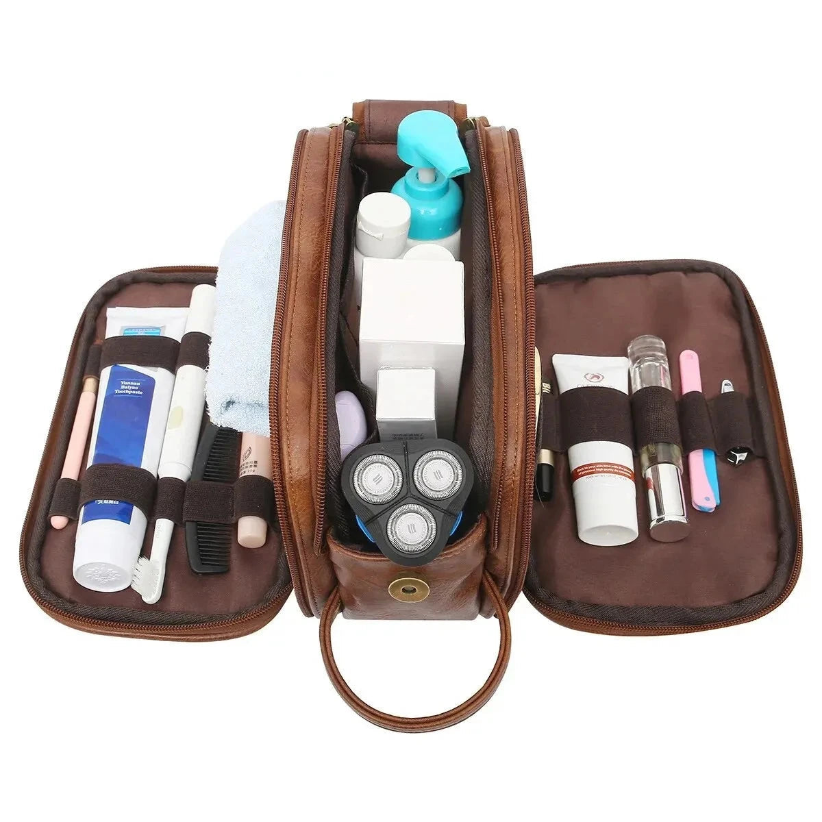 grande trousse toilette homme barbe rasage