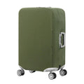 housse de valise verte