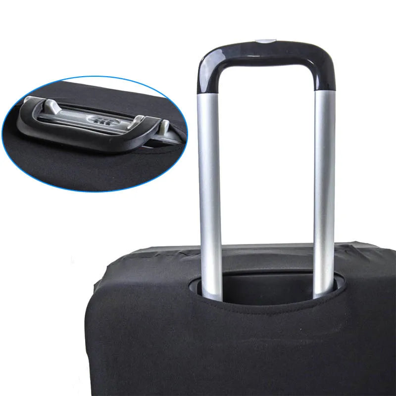 4 Protège-Poignées De Valise En Néoprène - Souples, Lavables, Pour Sacs & Bagages - Reconnaissance Facile (Noir) - 4