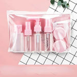 kit trousse de toilette voyage avion liquides femme