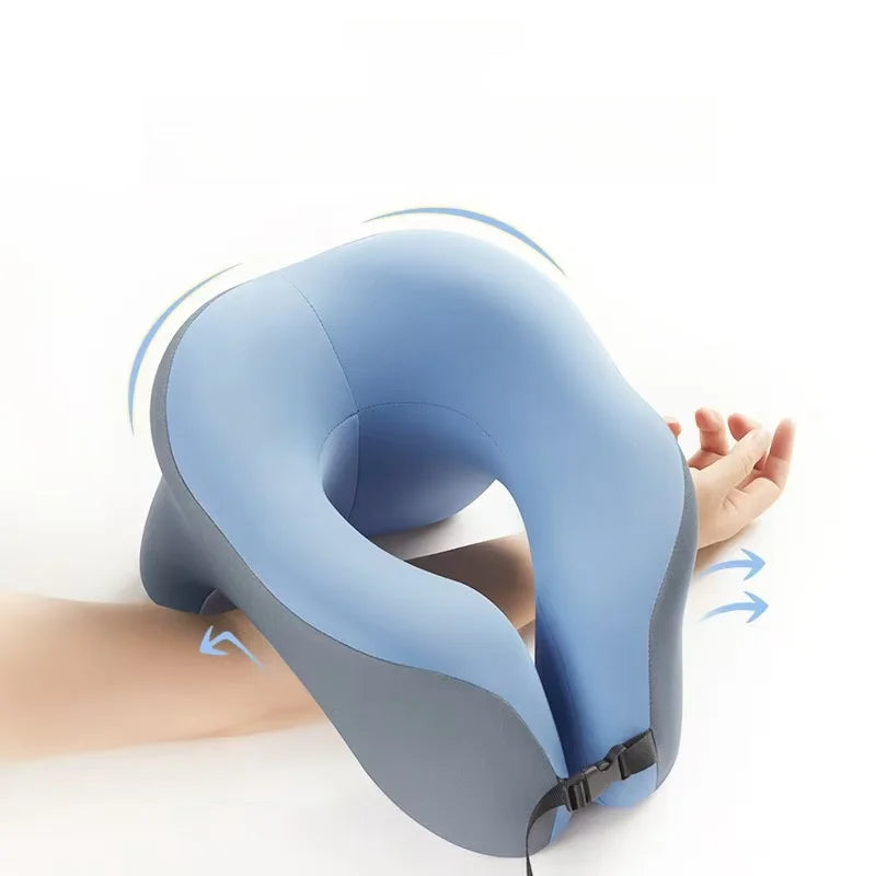 Yomisee - Coussin De Nuque, Coussin De Voyage En Mousse à Mémoire De Forme Avec Housse Douce Et Veloutée, Coussin De Nuque Pour Adulte, Pour Voyage, Camping, Bureau Et Maison, Noir Yomisee - Coussin De Nuque, Coussin De Voyage En Mousse à Mémoire De Forme Avec Housse Douce Et Veloutée, Coussin De Nuque Pour Adulte, Pour Voyage, Camping, Bureau Et Maison, Noir