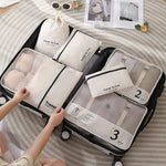 packing cubes de voyages