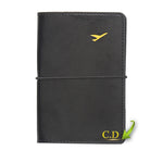 Set Protège-Passeport + Étiquette Valise - Cuir PU - Organisateur Voyage - Noir - Pour Hommes Et Femmes - 14