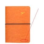 pochette passeport à personnaliser orange