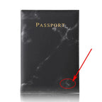 etui Passeport Personnalisable Marbre
