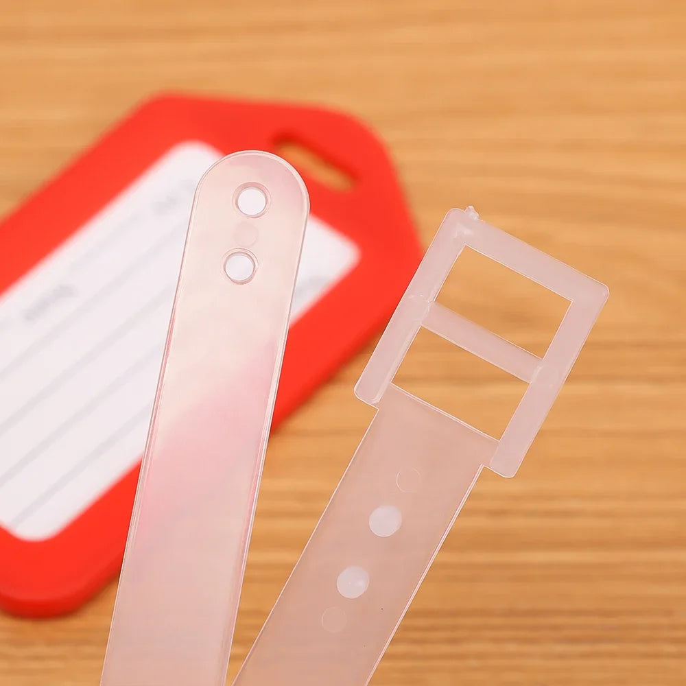 porte adresse valises plastique