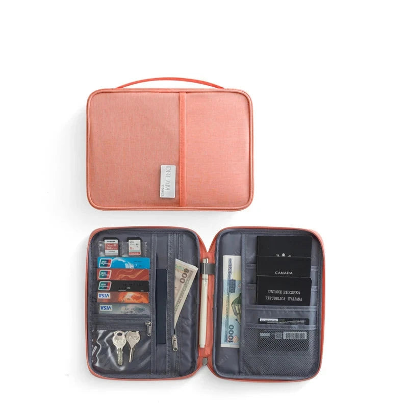 Portefeuille Passeport Famille Voyage femme