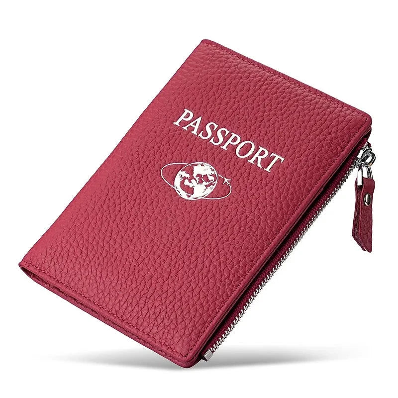 portefeuille pour passeport femme