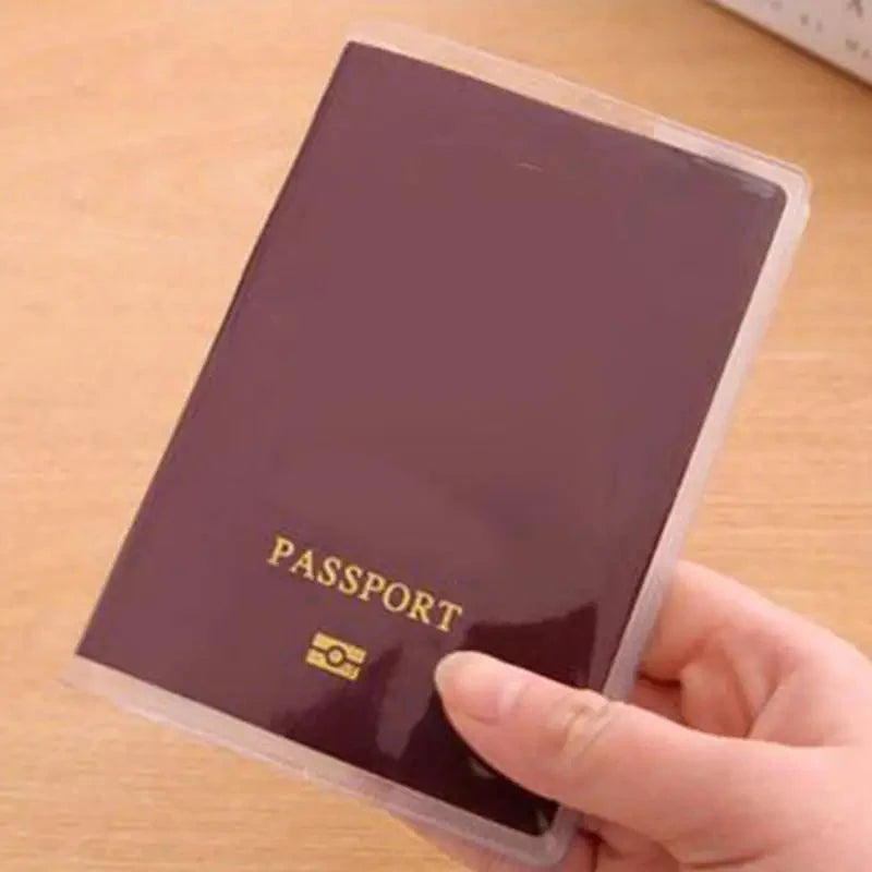 protege passeport plastique transparent