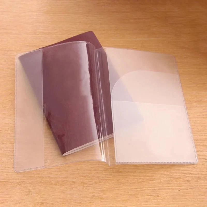 couverture passeport plastique transparent