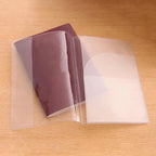 couverture passeport plastique transparent
