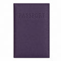 etui protège passeport violet