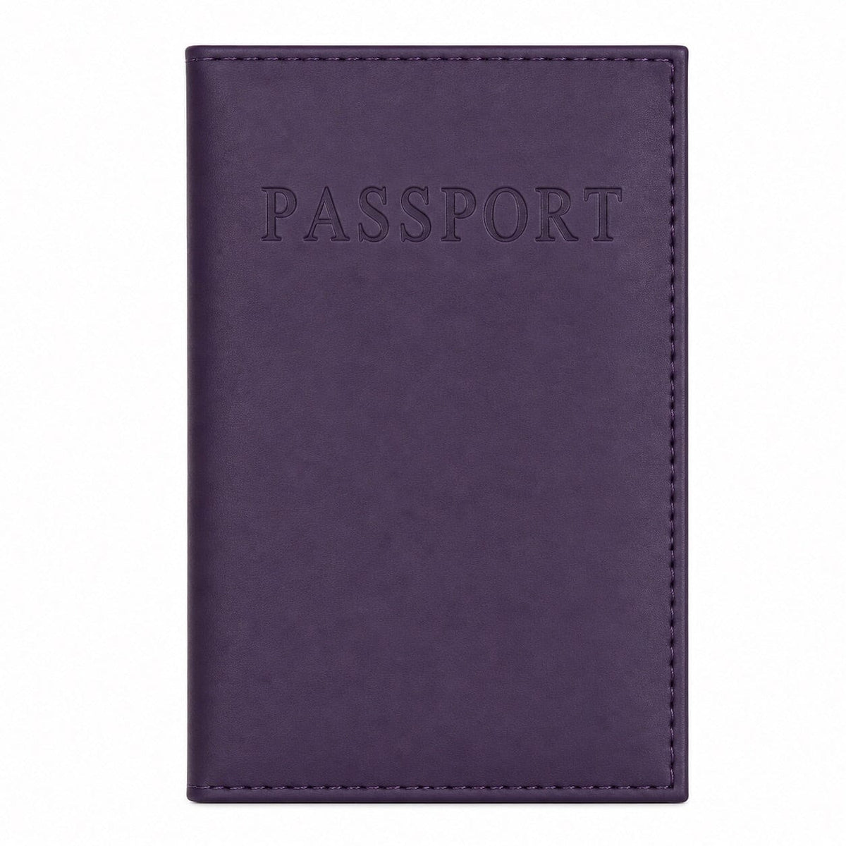 etui protège passeport violet
