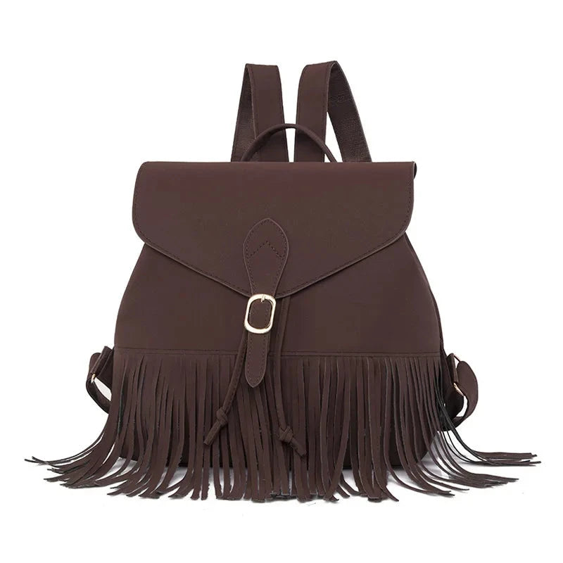 sac a dos a frange vintage