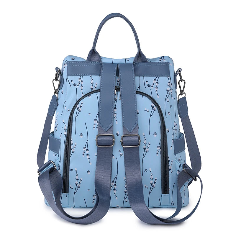 Sac à Dos Antivol Femme Fleuri