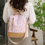 Sac à Dos Antivol Femme Fleuri