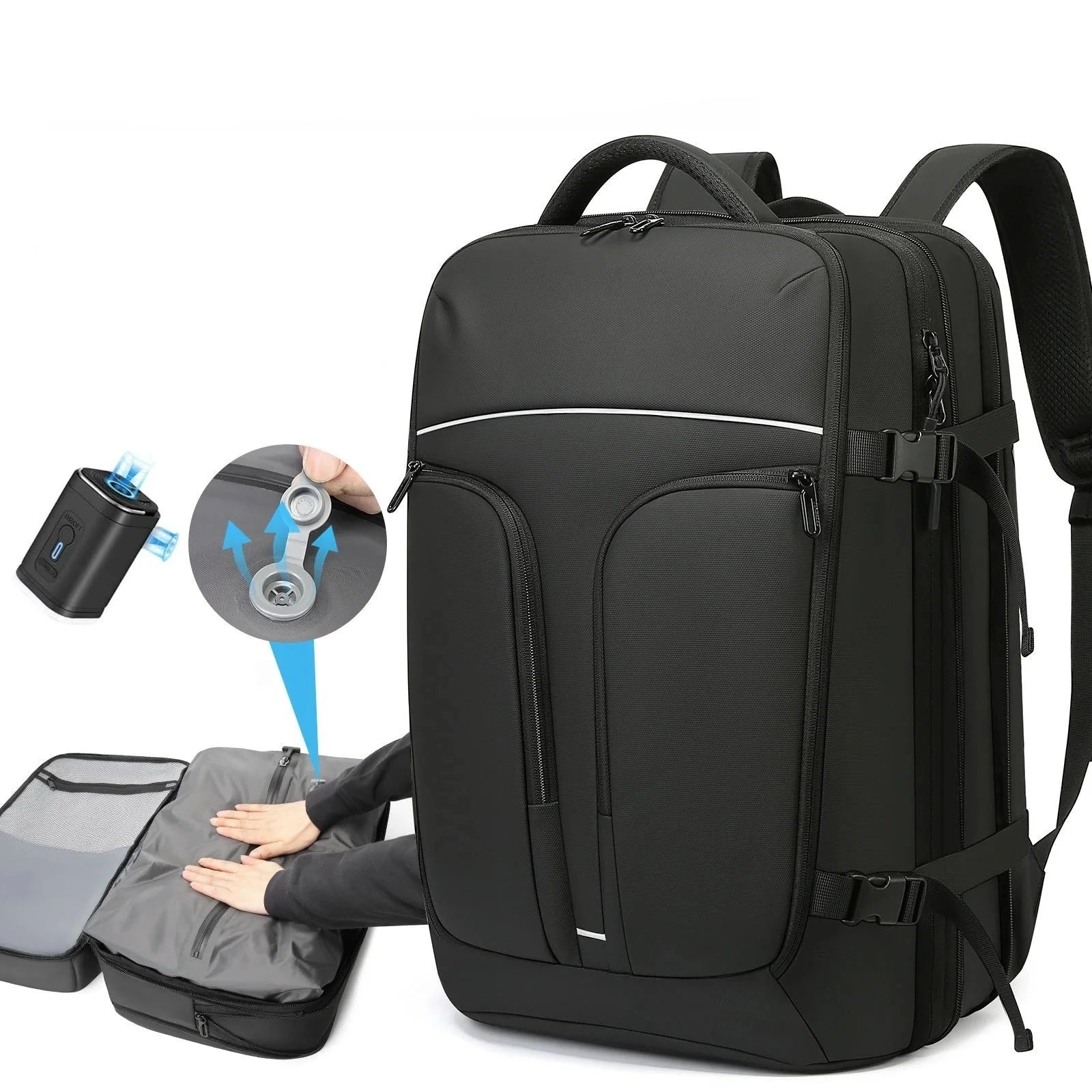 Sac a Dos avec Aspiration d'Air