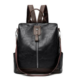 sac à dos compartiment dorsal antivol femme noir