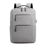 sac à dos bureau ordinateur 15.6 pouces gris