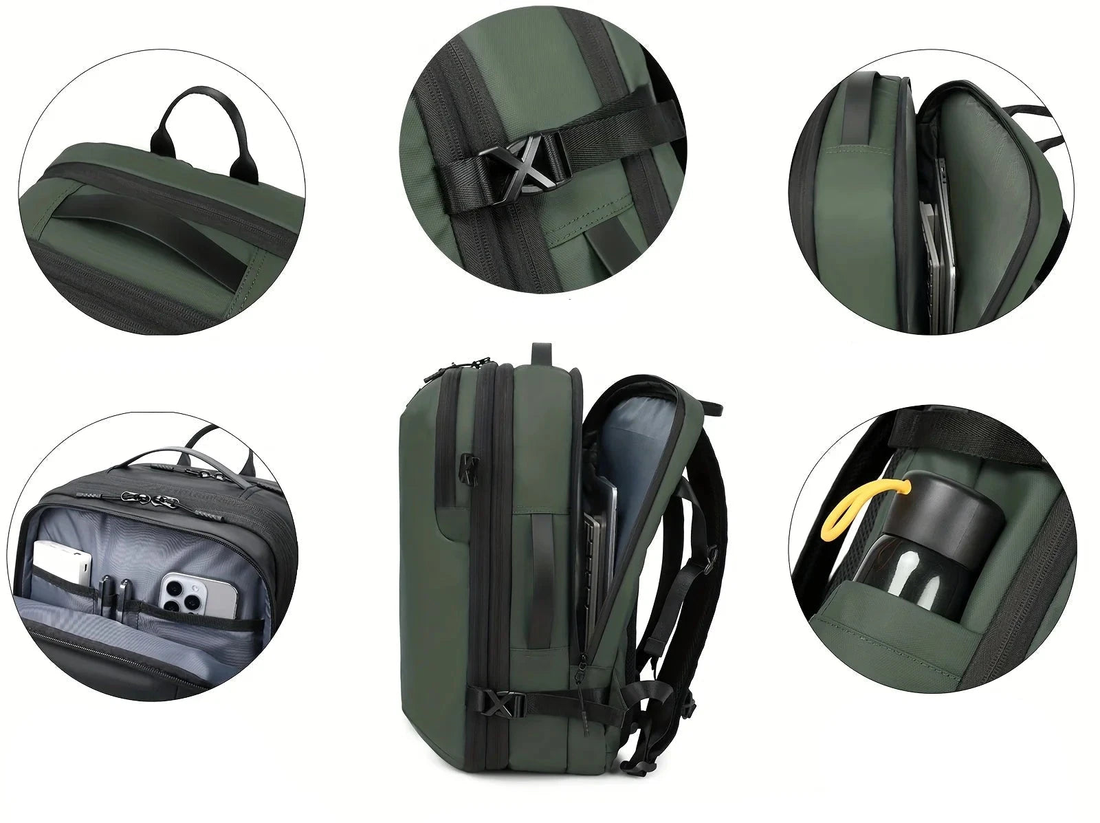 Sac à Dos Cabine avion Compression Sous Vide