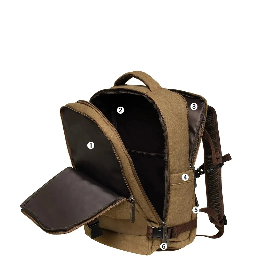 sac a dos cabine vintage de voyage