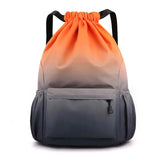 sac à dos coloré gris orange