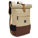 sac a dos roll top commuter beige