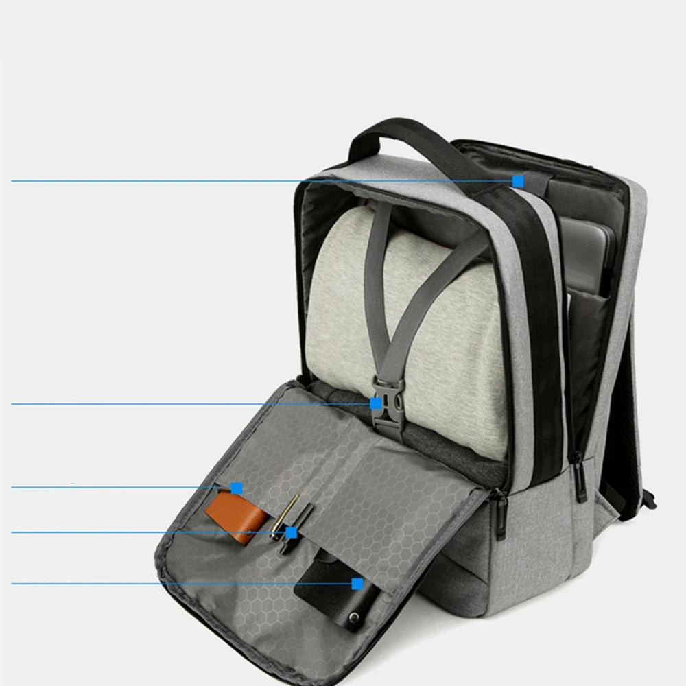 Sac à Dos Convertible Sacoche Ordinateur portable 15.6 Pouces