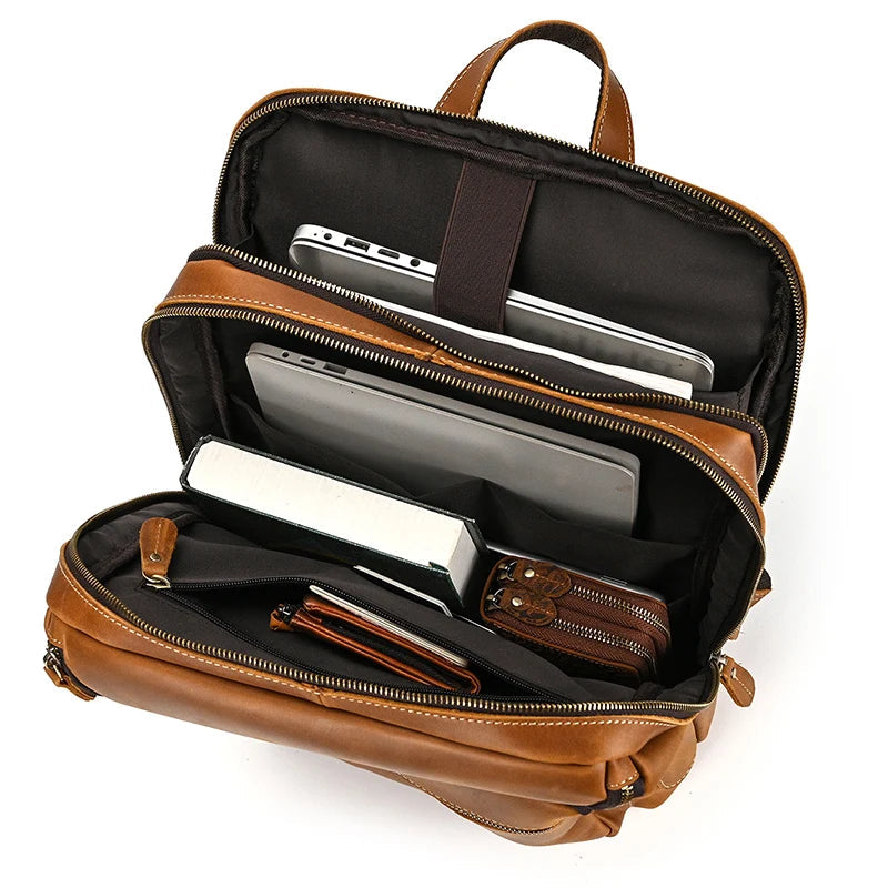 sac a dos en cuir pour homme travail