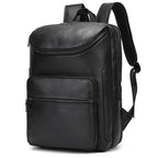 sac a dos homme cuir travail noir