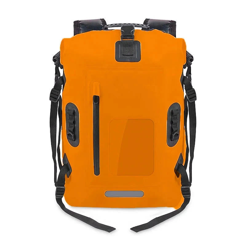 sac à dos étanche 30l orange