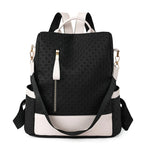 sac a dos femme fermeture dorsale noir