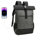 sac a dos fermeture roll top usb