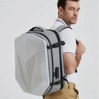 sac a dos grande capacité rigide hommes avec code