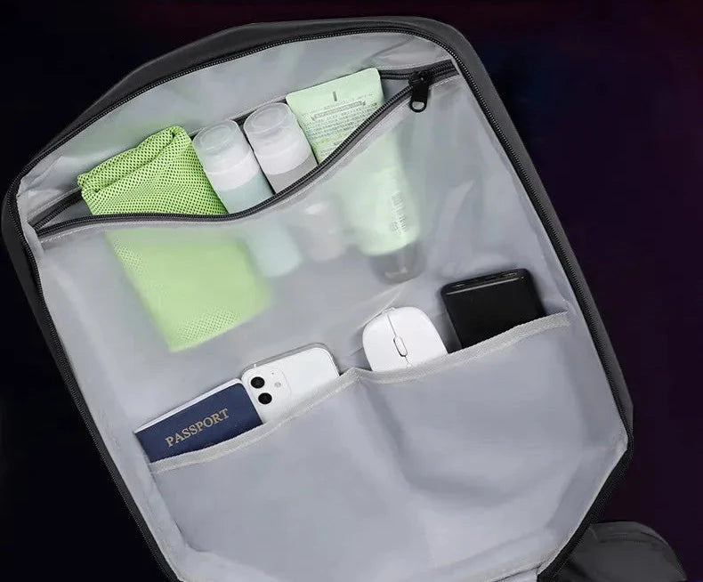 sac a dos homme grande capacité rigide avec code