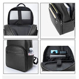 sac a dos noir cuir hommes