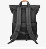 sac a dos roll top impermeable usb noir